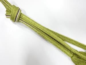 正絹　撚り房　手組帯締め